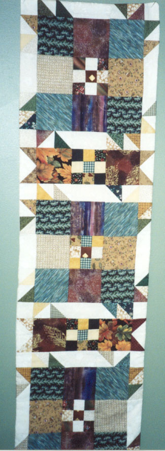 Quilted table runners for table tops and decorating.
