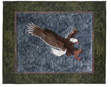 Eagle in flight