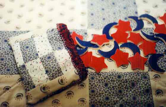 Lap Quilts can be used as wallhangings as well.