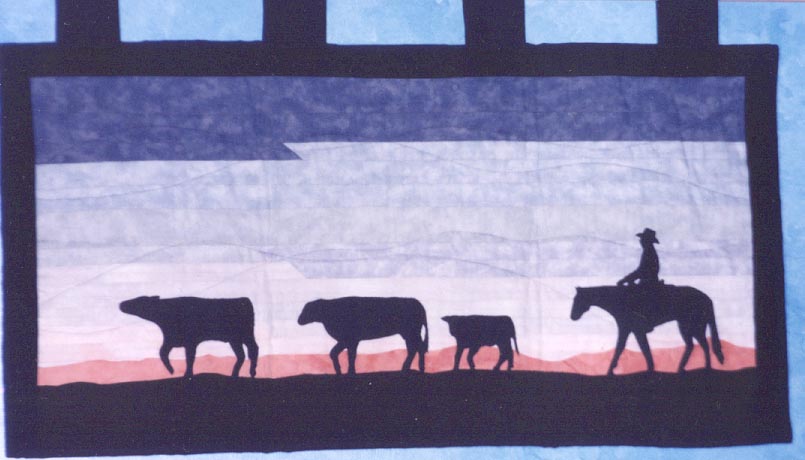 Lap Quilts can be used as wallhangings as well.
