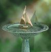 Voyager Birdbath and Sundial w/Polished Boat, $ 128.50